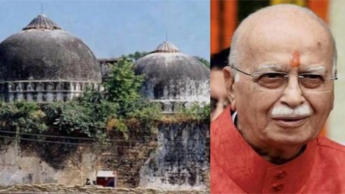 बाबरी मस्जिद, लालकृष्ण आडवाणी