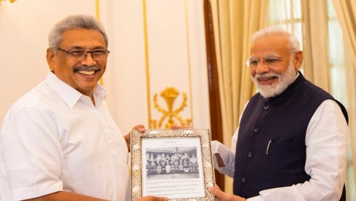 गोटाभाया राजपक्षे, नरेंद्र मोदी