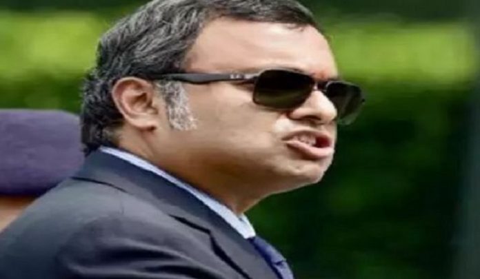 पी चिदंबरम, कार्ति चिदंबरम
