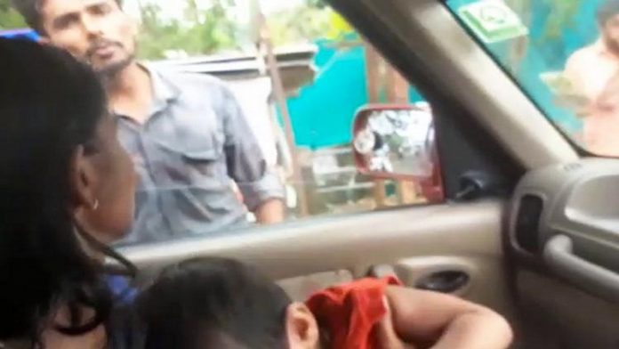 बच्चे के पिता अरुण द्वारा बनाए गए वीडियो में से एक दृश्य