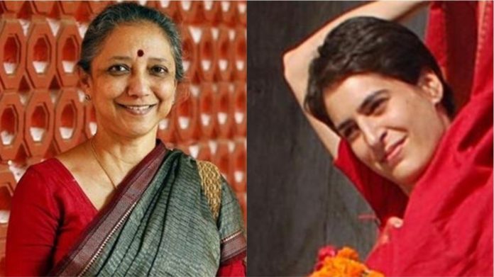 प्रियंका गॉंधी-लीला सैमसन