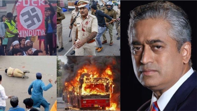 हिंदुओं से आजादी, हिंदुत्व की कब्र, अल्लाहू अकबर याद नहीं… राजदीप को भगवा झंडा देख लगा डर, फैलाई घृणा