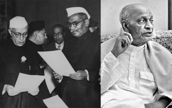 राजेंद्र प्रसाद, नेहरू, पटेल