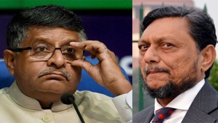 रविशंकर प्रसाद, जस्टिस बोबडे