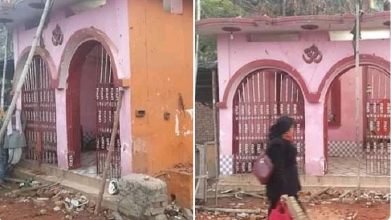मजहबी भीड़ ने मंदिर में की तोड़-फोड़ और आगजनी: पटना में स्थानीय लोग और पुलिस इनके सामने असहाय