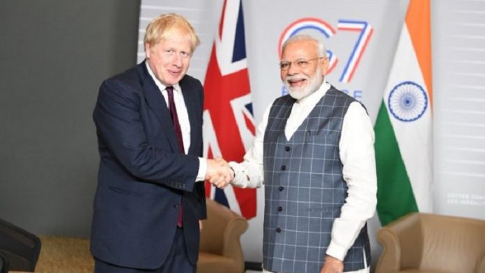 PM मोदी, बोरिस जॉनसन