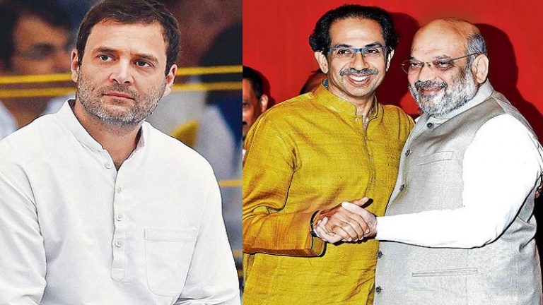 सावरकर पर एक सुर में बोली भाजपा-शिवसेना, राहुल गाँधी के विवादित बोल से दाँव पर महाराष्ट्र सरकार