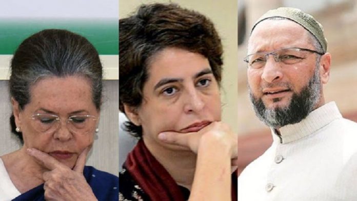 सोनिया, प्रियंका और ओवैसी