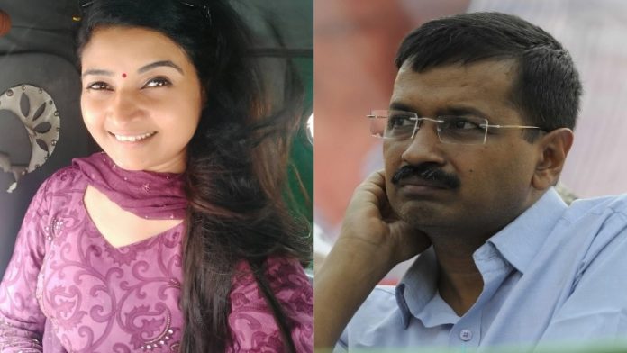 अलका लम्बा, अरविन्द केजरीवाल