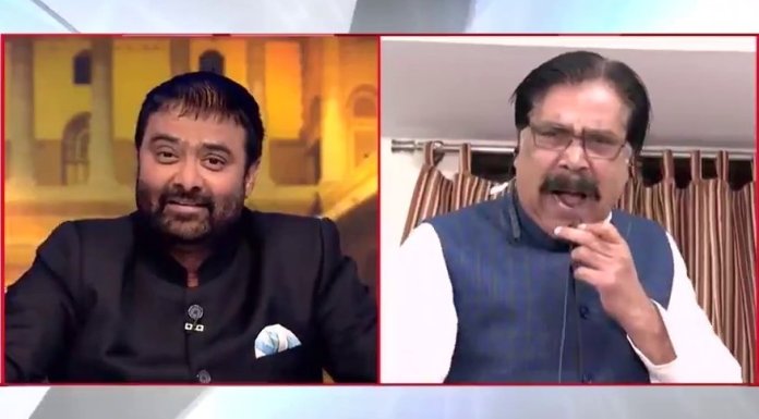 CPI नेता अमीर जैदी ने टीवी डिबेट में दीपक चौरसिया को दी गाली, बताया भ*वा पत्रकार