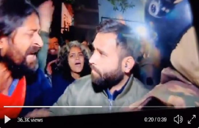 जेएनयू, प्रदर्शन, हिंसा, मीडिया बदसलूकी