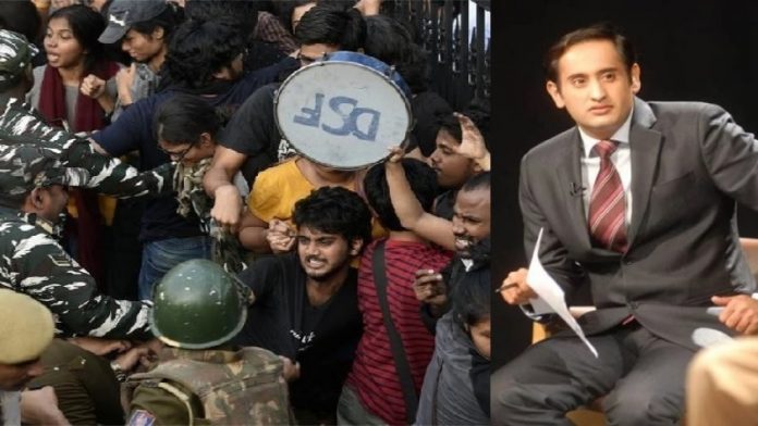 राहुल कँवल, जेएनयू, इंडिया टुडे