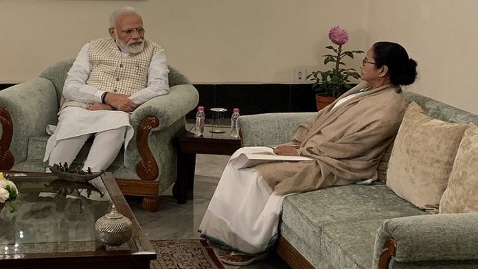ममता बनर्जी, नरेंद्र मोदी