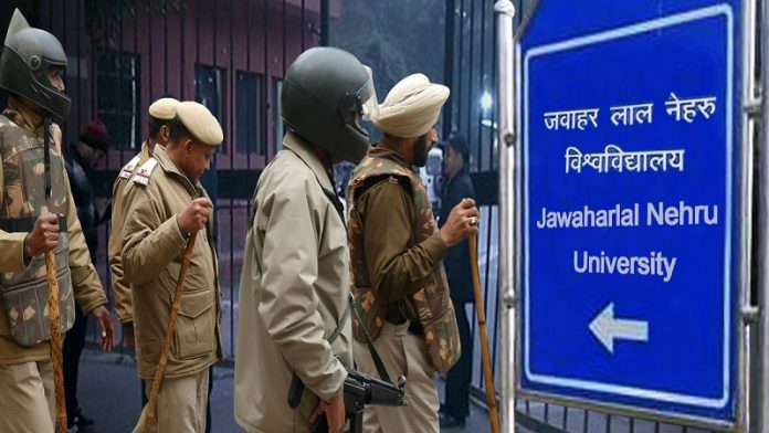 जेएनयू-दिल्ली पुलिस
