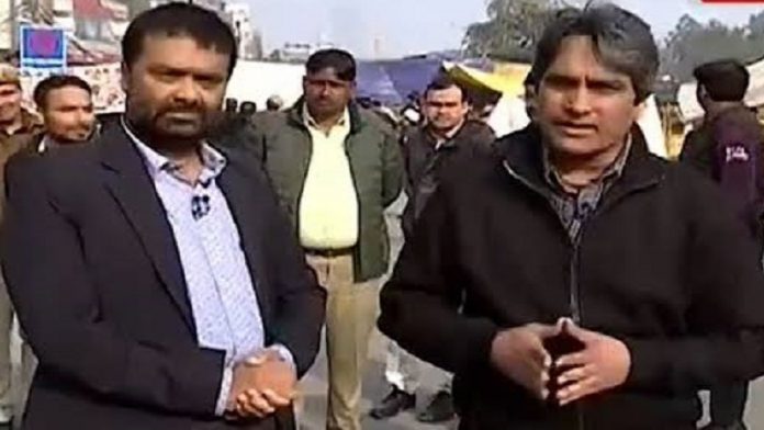 दीपक चौरसिया और सुधीर चौधरी (