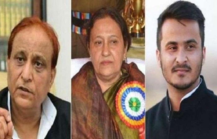 SP सांसद आजम खान ने MLA पत्नी और बेटे के साथ किया सरेंडर, भेजे गए जेल
