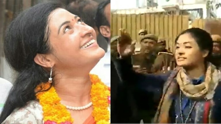 अलका लम्बा ने AAP कार्यकर्ता को खदेड़ा, खींच कर थप्पड़ मारा लेकिन लगा ही नहीं