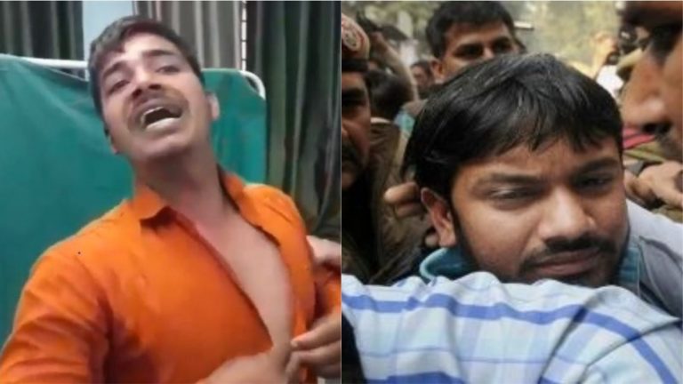 कन्हैया पर चप्पल फेंकने वाले लड़के को वामपंथियों ने किया लिंच, बेहोश होने तक पीटा