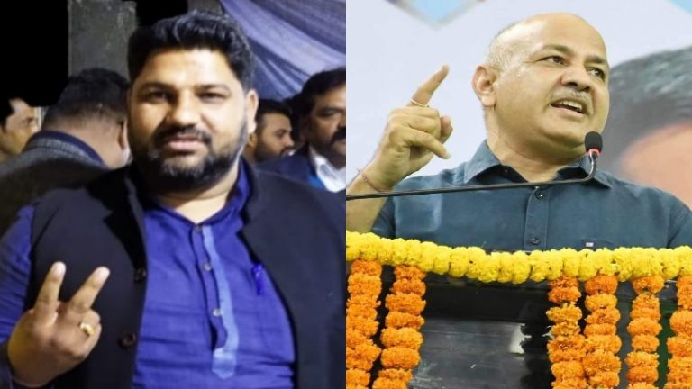 मनीष सिसोदिया के खिलाफ चुनाव लड़ने वाले नेता की कार को मारी टक्कर, 5 के साथ तोड़ा दम