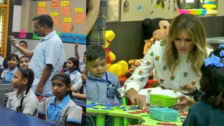 बिना रिसर्च के हैप्पीनेस क्लास: केजरीवाल का प्रपंच, मेलानिया को बेचा जा रहा है प्रोपेगेंडा