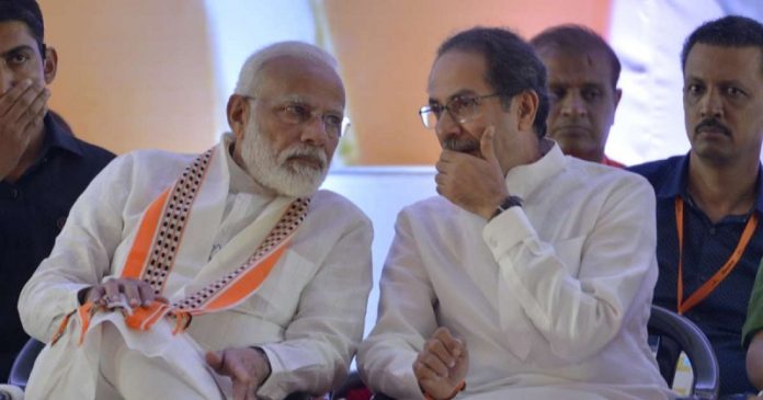 उद्धव ठाकरे, नरेंद्र मोदी