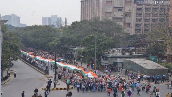 दिल्ली दंगा, पीस मार्च