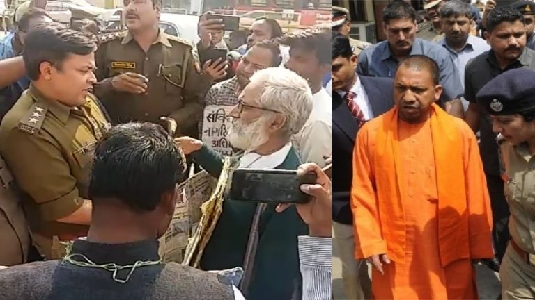 मैग्सेसे विजेता को जीप में डाल कर ले गई यूपी पुलिस, भड़काऊ पोस्टर बाँट कर लोगों को उकसा रहा था