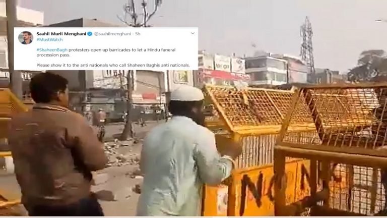 हिन्दुओं! उपकार मानो कि शाहीन बाग़ ने एक शव यात्रा के लिए रास्ता दिया है, वो चाहते तो…