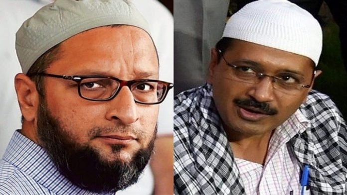 केजरीवाल, ओवैसी