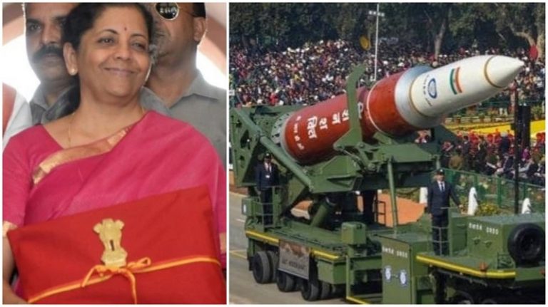 323053 करोड़ रुपए रक्षा बजट के लिए, डिफेंस पेंशन के लिए 1.37 लाख करोड़ रुपए अलग से