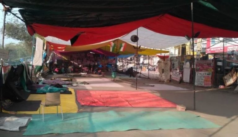 मतगणना के साथ ही खाली हुआ शाहीन बाग, नजर आए इक्के-दुक्के प्रदर्शनकारी