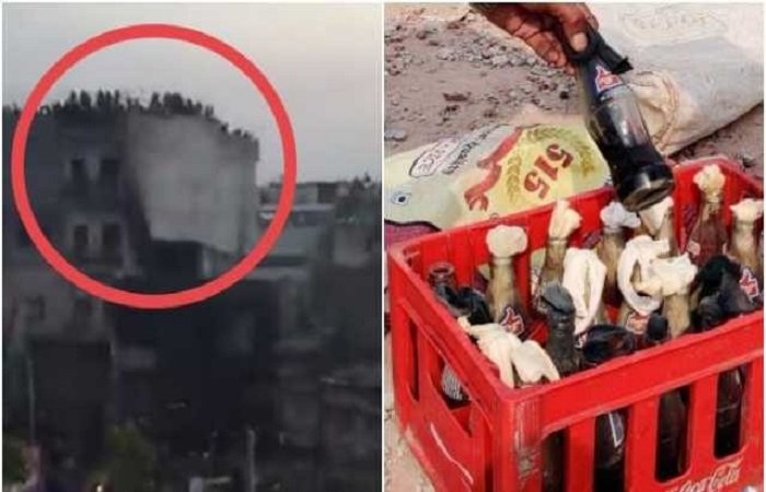 ताहिर हुसैन के घर की छत पर पेट्रोल बम, पत्थरों का मिला जखीरा: पार्षद के बचाव में उतरी AAP