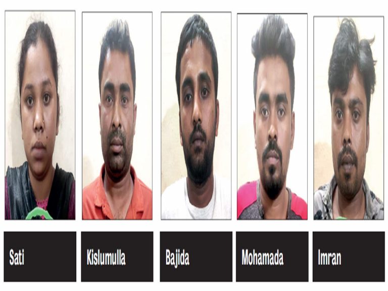नाबालिग लड़की को भारत लाकर बेंगलुरू में वेश्यावृत्ति में धकेला: मो. मदीसा, किसलुमुल्ला, इमरान सहित 5 बांग्लादेशी घुसपैठिए गिरफ्तार