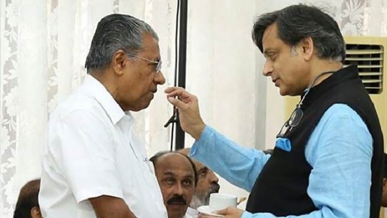 केरल की पूरे विश्व में वाहवाही हो रही: थरूर ने फेक न्यूज़ शेयर कर के CM विजयन की पीठ थपथपाई, डिलीट करने से किया मना