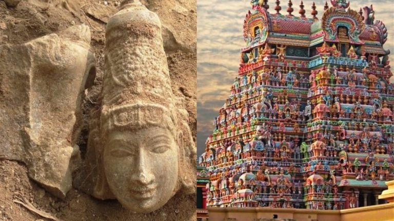 2000 साल पुराने मंदिर के परिसर को उलूग खान ने किया था खंडित, खुदाई में मिले लैंप और मूर्तियाँ