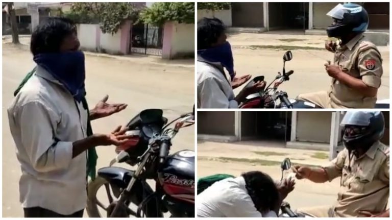 ‘खाने का इंतजाम न हो तो थाने में आओ, लेकिन बाहर मत घुमो’: बेसहारा लोगों को खर्चा दे रही है UP पुलिस