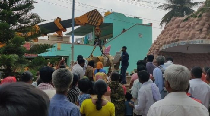 पहाड़ी से हटाई गई जीसस की प्रतिमा, अतिक्रमण और धर्मांतरण की शिकायतों के बाद कार्रवाई