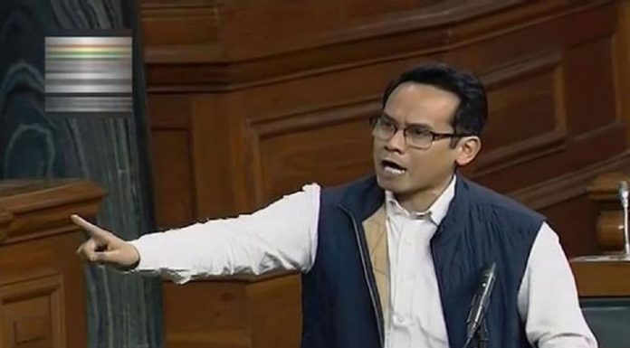 कॉन्ग्रेस सांसद गौरव गोगोई की सदस्यता समाप्त करने की माँग कर सकती है केन्द्र सरकार, सदन में दुराचरण का आरोप