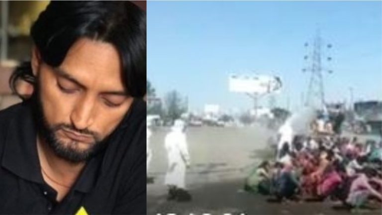 सैनिटाइजेशन प्रक्रिया को टाइम्स पत्रकार समझता है इंसानों के लिए जहर, लोगों ने विडियो भेजकर लगाई क्लास