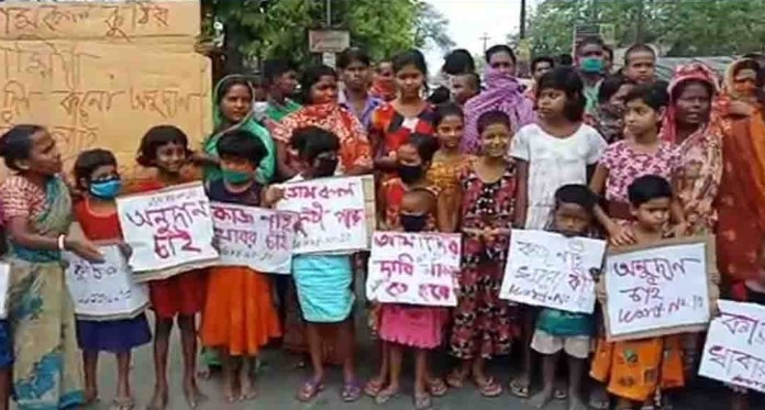 बंगाल सड़क जाम, लॉकडाउन