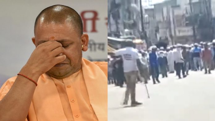 मालेगाँव भीड़, महाराष्ट्र पुलिस योगी आदित्यनाथ