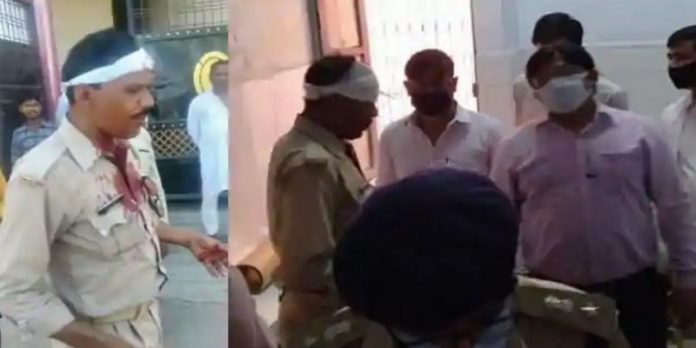कन्नौज में पुलिस पर हमला