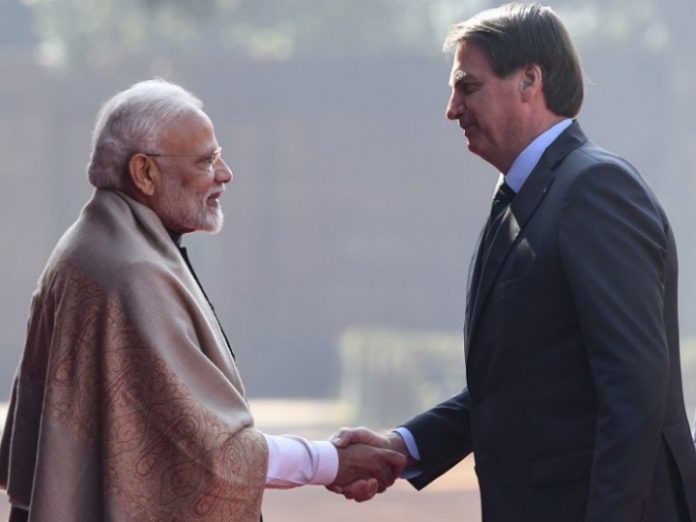 ब्राजील के राष्ट्रपति और मोदी