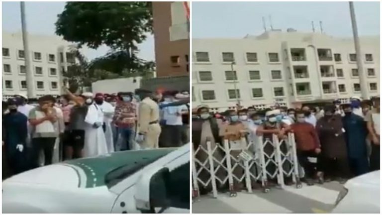 इमरान सरकार से घर वापसी की फरियाद लगा रहे पाकिस्तानी, दुबई में दूतावास के सामने प्रदर्शन