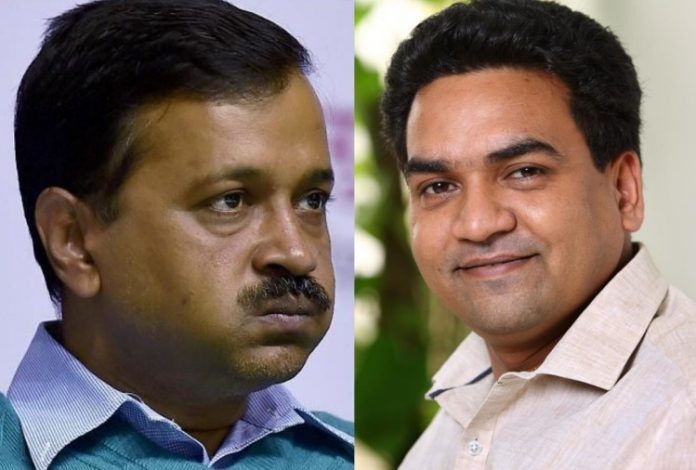 कपिल मिश्रा-केजरीवाल