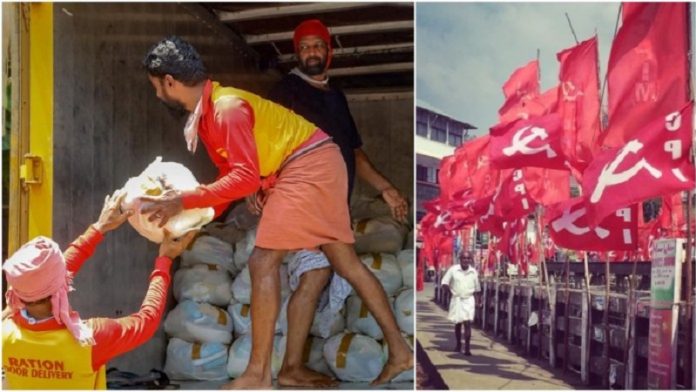 केरल लेफ्ट पार्टी , फ्री फूड किट