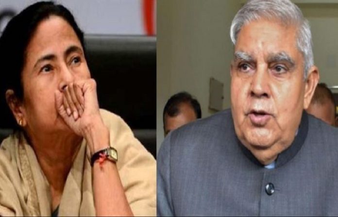 ममता बनर्जी, राज्यपाल धनखड़