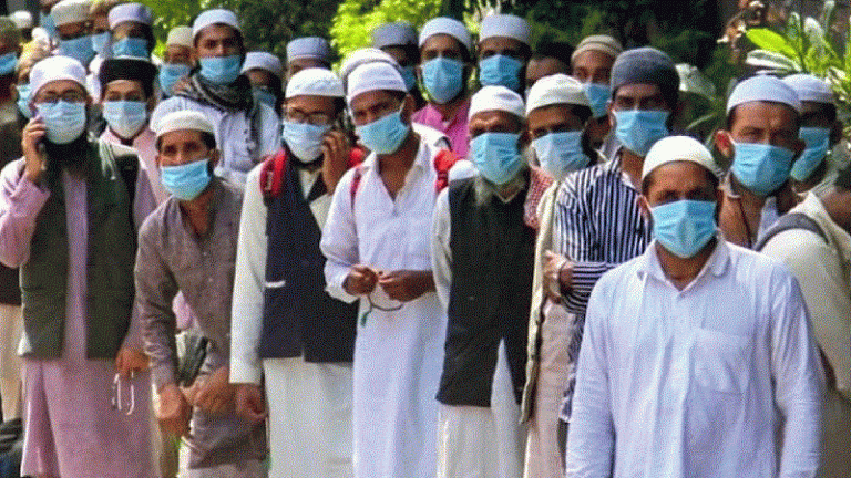 भारत में संक्रमण के नए मामलों में दो-तिहाई मतलब 66% लोग निजामुद्दीन में जुटी तबलीगी भीड़ से