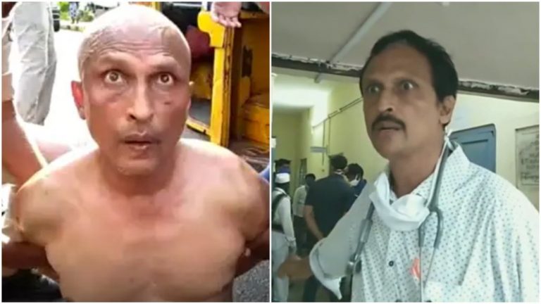 विशाखापत्तनम में निलंबित डॉक्टर से बदसलूकी: सरेआम शर्ट उतार जताया विरोध, हाथ बॉंध ले गई पुलिस