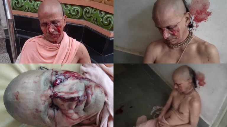 अब वृंदावन के साधु पर क्रूर हमला… इमलीताला मंदिर के संत तमाल कृष्ण दास को बुरी तरह पीटा